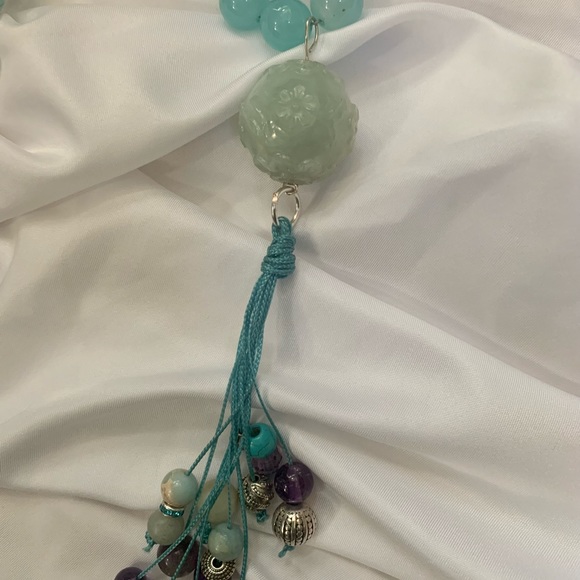 108 Bead Gemstones Handmade Mala Prayer Necklace - Picture 10 of 13